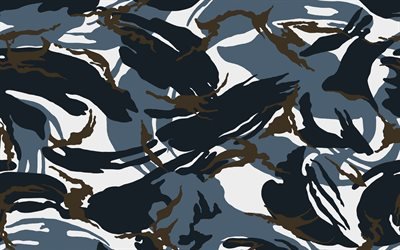 blaue winter-tarnung, milit&#228;rische tarnung, camouflage hintergrund, tarnung texturen, camouflage-muster, winter tarnung