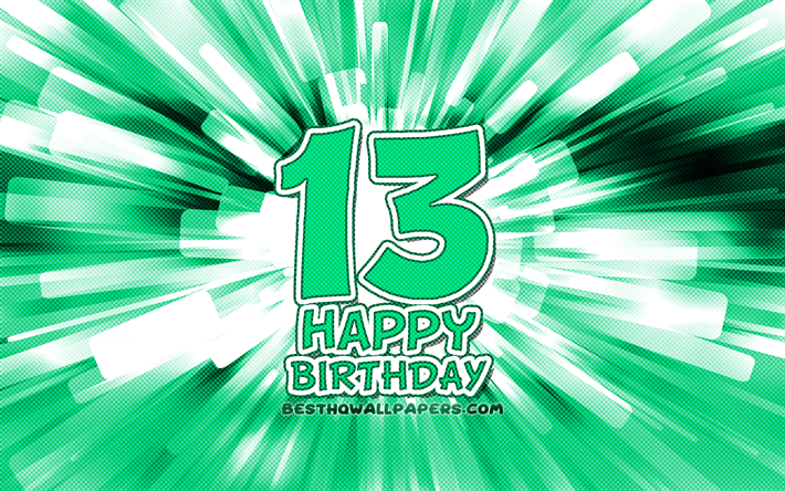 Animated Happy 13th Birthday