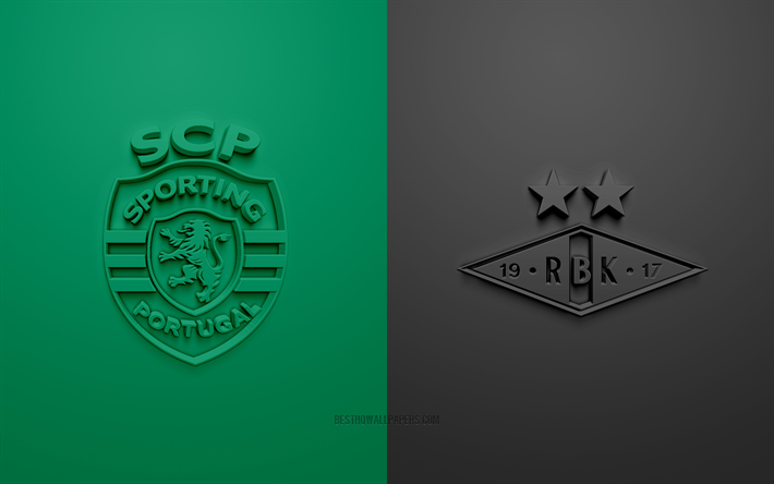 Spor vs Rosenborg, Avrupa Ligi, 2019, promo, futbol ma&#231;ı, UEFA, D Grubu, UEFA Avrupa Ligi, Rosenborg BK, Spor, sanat, 3d, 3d logosu