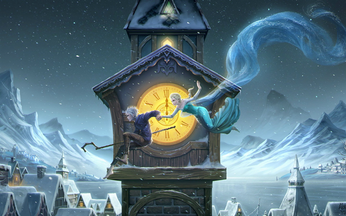 Jack Frost, Krali&#231;e Elsa, 3d-animasyon, Disney