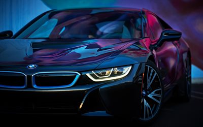 BMW i8, tyska bilar, Bilar 2018, supercars, nya i8, BMW