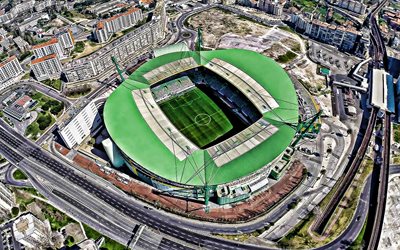 Estadio Jose Alvalade, Lisbon, Portugal, Sporting stadium, portuguese football stadium