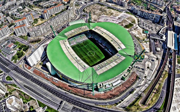 El Estadio Jos&#233; Alvalade, Lisboa, Portugal, estadio Deportivo, el portugu&#233;s, el estadio de f&#250;tbol