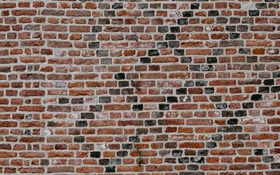 brown brick wall, brown brick texture, wall background, brown bricks, wall texture