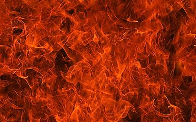 fuoco texture 4k, camino, fal&#242;, fuoco, fiamme, incendio arancione texture, sfondi fuoco