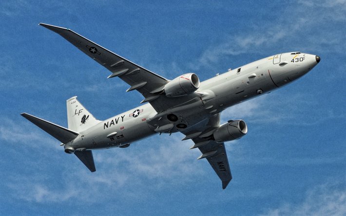 Boeing RC-135, ricognizione strategica velivolo Boeing KC-135 Stratotanker, militari, aerei da trasporto, US Navy, USA, Boeing