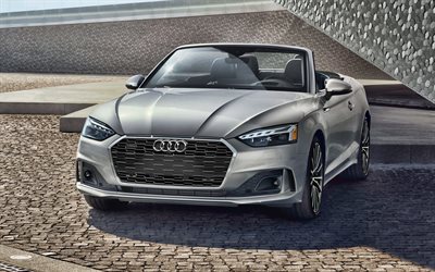Audi A5 Cabriolet, 4k, supercars, 2020 coches, cabriolets, coches de lujo, 2020 Audi A5 Cabriolet, los coches alemanes, Audi, HDR