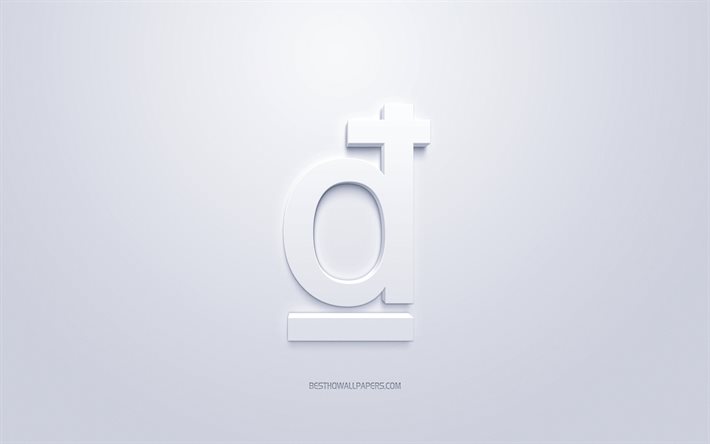 Vietnamese dong symbol, currency sign, Vietnamese dong, white 3D Vietnamese dong sign, Vietnamese dong Currency, white background