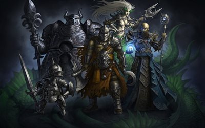 Heroes Villains, Armor, Swords, Warriors, Magic