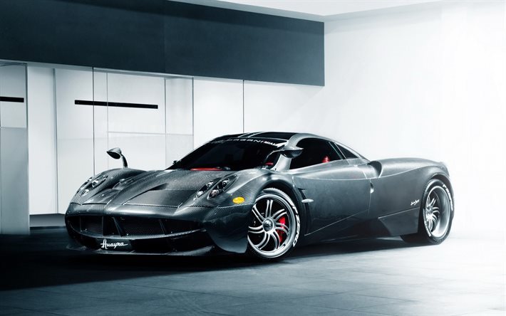 pagani huayra, 2016, supercar, silver pagani