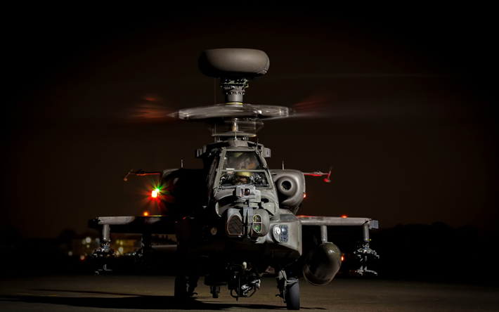 McDonnell Douglas AH-64 Apache, American helic&#243;ptero de combate, el Ej&#233;rcito, la aviaci&#243;n militar, estados UNIDOS, Apache