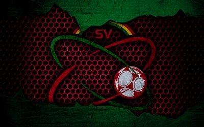 Zulte Waregem, 4k, logo, ESL Pro League, soccer, football club, Belgium, grunge, SV Zulte Waregem, metal texture, Zulte Waregem FC