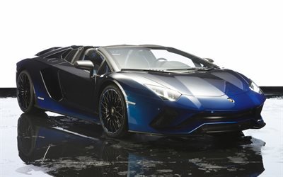 50 Vuotta, hypercars, Lamborghini Aventador Roadster S, 4k, 2017 autot, superautot, Lamborghini