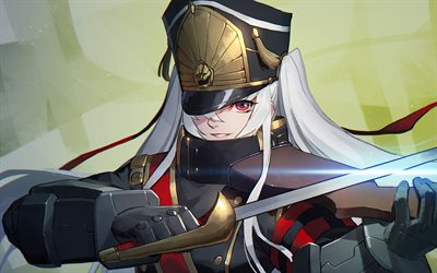 Altair, sword, Arutairu, artwork, Military Uniform Princess, manga, Recreators