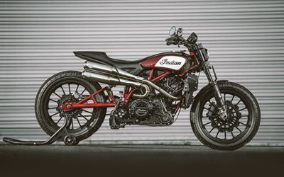 インドのスカウトFTR1200, 2017, 涼しいバイク, ブラックカーボン, 新しいバイク, インド