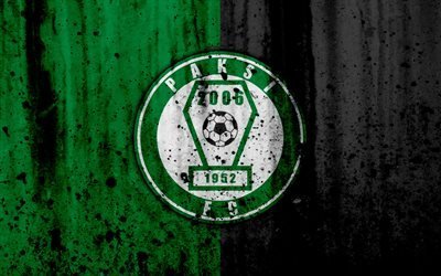 4k, FC Paksi, grunge, NB I, Hungarian Liga, soccer, football club, Hungary, Paksi, art, stone texture, Paksi FC