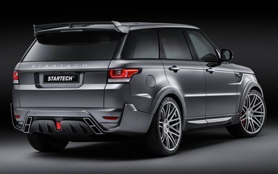 Range Rover Sport, 4k, 2017 arabalar, Startech, ayarlama, SUV, Range Rover