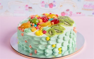 Doğum g&#252;n&#252;n kutlu olsun, pasta, tatlılar, pastalar, meyve pastası, doğum g&#252;n&#252; pastası