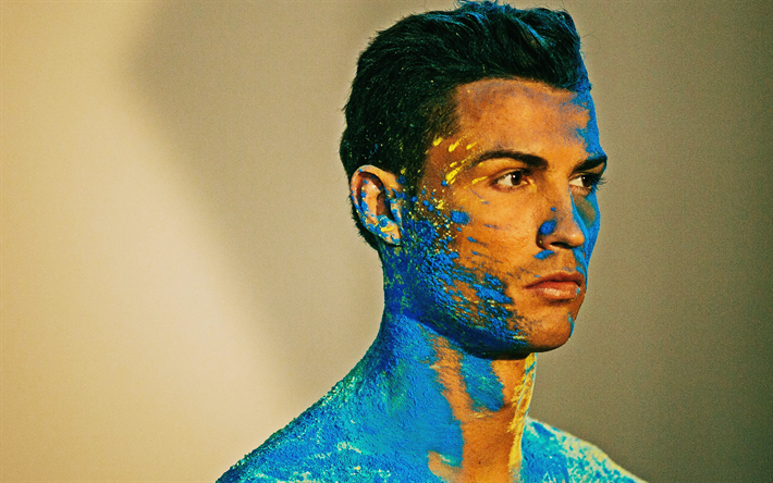 Cristiano Ronaldo, 4k, photoshoot, CR7, world football star, Portugalin jalkapalloilija, art, Juventus