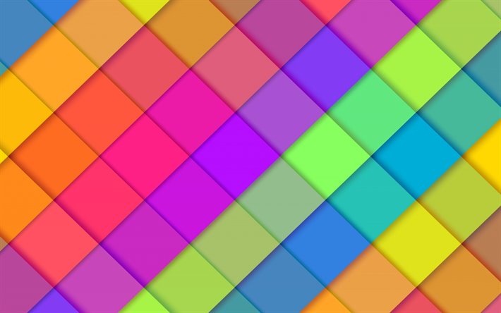 colorful rhombuses, material design, colorful lines, geometric shapes, lollipop, geometry, creative, colorful backgrounds