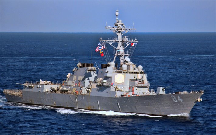 USS Bulkeley, DDG-84, h&#228;vitt&#228;j&#228;, Yhdysvaltain Laivaston, YHDYSVALTAIN armeija, taistelulaiva, YHDYSVALTAIN Laivaston, Arleigh Burke-luokan