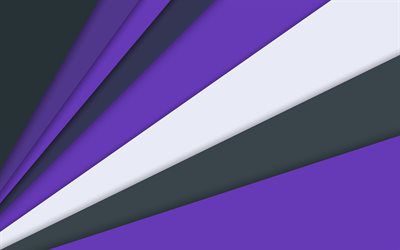 violett abstrakt-strahlen -, material-design, violette linien, kreative, geometrische formen, lutscher, linien -, violett-material-design, streifen, geometrie, violetten hintergr&#252;nde