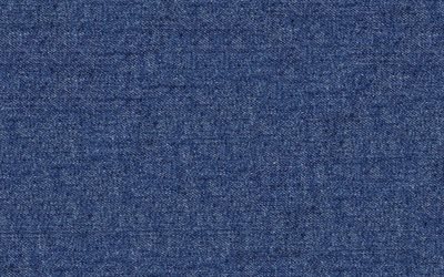 blue denim fabric, macro, blue denim background, blue denim texture, blue fabric, jeans background, jeans textures, fabric backgrounds, blue jeans texture, jeans