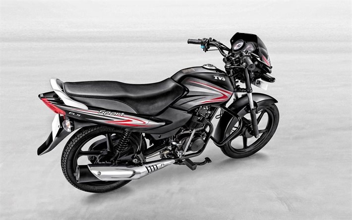TVS Sport, Special Edition, Motorcycle commuter bike, exterior, indian motorcycles, TVS Motor Company