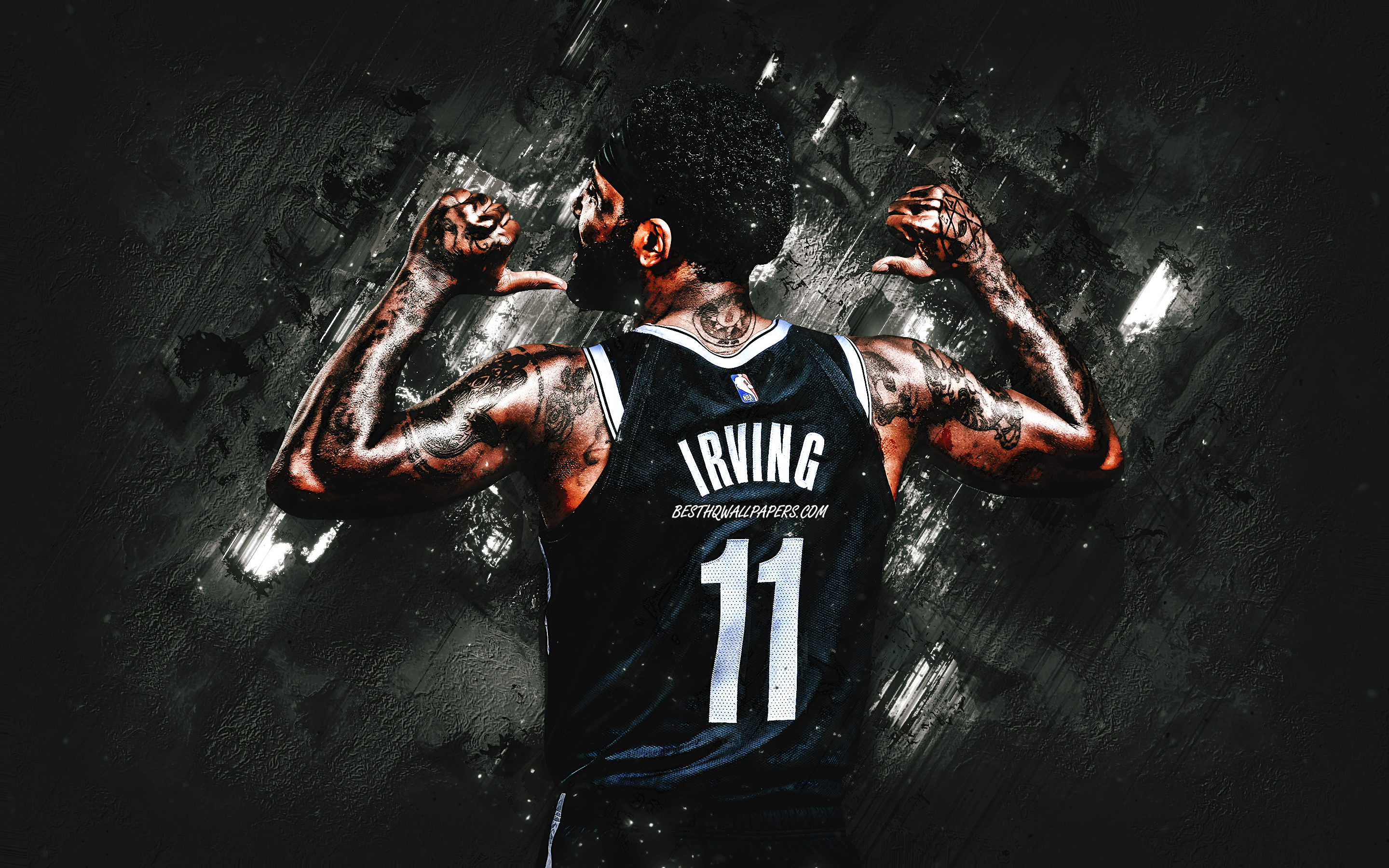 Download Kyrie Irving looking as cool as ever Wallpaper | Wallpapers.com