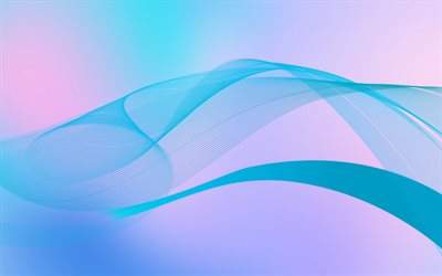 blue wave background, abstract waves background, purple wave background, wave abstraction, 3d waves