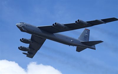 Boeing B-52 Stratofortress, American ultra-long bomber, US Air Force, military aircraft, US, strategic bomber