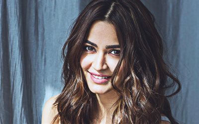 Kriti Kharbanda, 2018, portrait, Bollywood, smiling woman, indian actress, beauty, brunette, Kriti Kharbanda photoshoot