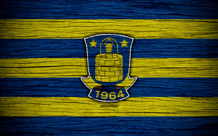 Download Wallpapers Brondby 4k Football Danish Superliga Soccer Denmark Brondby Fc Creative Logo Wooden Texture Football Club Fc Brondby For Desktop Free Pictures For Desktop Free
