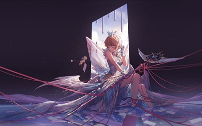 Sakura Kinomoto, manga, arte, Cardcaptor Sakura Clara de la Tarjeta-hen, Cardcaptor Sakura