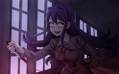 Yuri, protagonist, novel, manga, Doki Doki Literature Club