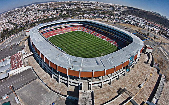 Estadio Corregidora Orada Şehir, Meksika, Queretaro FC Stadyumu, Meksika Futbol Stadyumu, Lig MX, Club Nacional Stadyumu