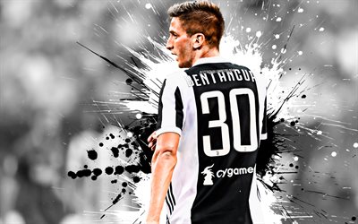 Rodrigo Bentancur, la Juventus FC, footballeur Uruguayen, le milieu de terrain, nombre de 30, les jeunes footballeurs, Serie A, Italie, football, Bentancur