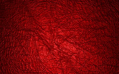 textura de couro vermelho, 4k, fundo de tecido vermelho, fundo de couro vermelho, textura de couro