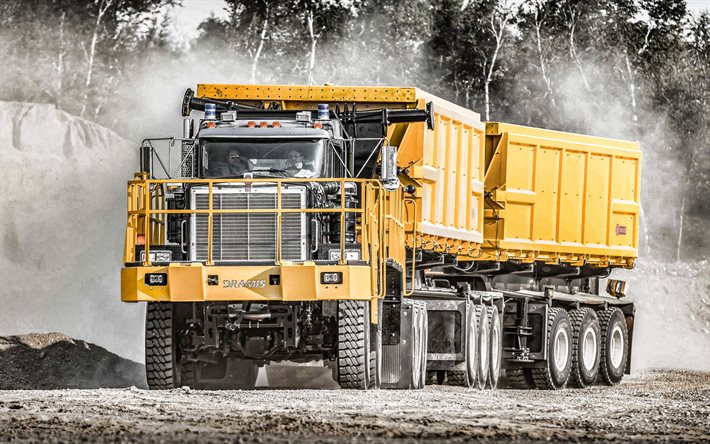 Dramis D150T, Kenworth C500, Mining truck, 10x10, mining truck, construction vehicles, large trucks, Kenworth, Dramis