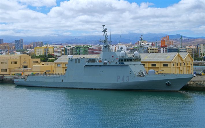 Relampago, P43, Marina spagnola, pattugliatore spagnolo Relampago, nave da guerra spagnola, NATO