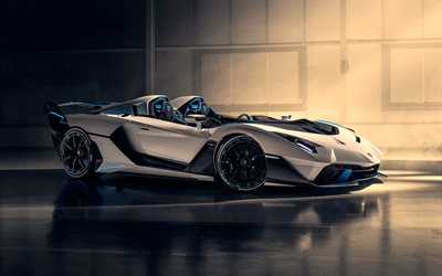 Lamborghini SC20, 4k, hypercars, voitures 2021, supercars, Lamborghini SC20 2021, voitures italiennes, Lamborghini
