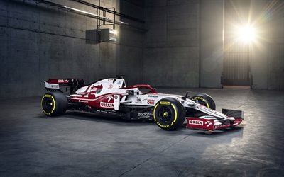 2021, Alfa Romeo C41, 4k, Formula 1, front view, exterior, F1 cars 2021, F1, C41, Alfa Romeo Racing