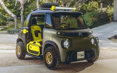 Citroen My Ami Buggy, 2021, exterior, front view, electric car, city car, My Ami Buggy, french cars, Citroen