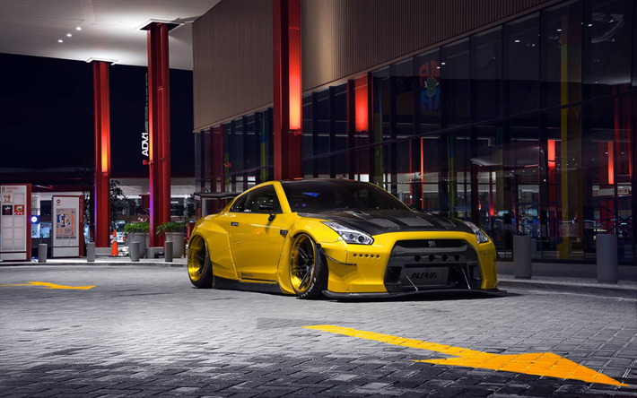 Download Wallpapers Rocketbunny Pandem Nissan Gt R Tuning R35
