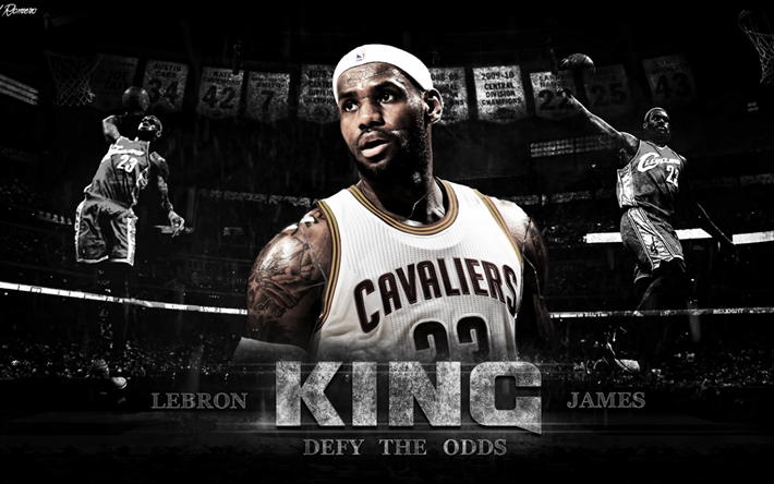 Download Lebron James, the King of Basketball Wallpaper