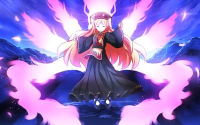 Junko, magic, manga, anime characters, Touhou
