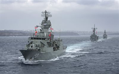 HMAS Anzac, FFH 150, fregata, Australiano, nave da guerra, l&#39;Anzac-classe di fregate, la Royal Australian Navy, CORSE, piombo nave, Australian Navy