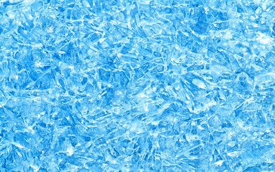 le bleu de la glace, 4k, macro, textures de glace, de la glace bleue de fond, la glace, les textures de l&#39;eau