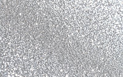 glitter prata textura, luz criativo fundo, glitter, branco brilho do plano de fundo, prata fundos