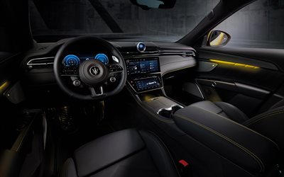 2023, Maserati Grecale Trofeo, interior, dashboard, inside view, new Maserati Grecale interior, italian cars, Maserati